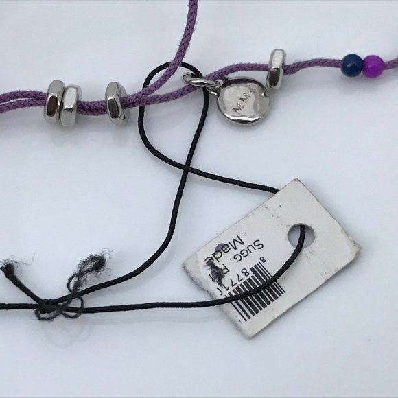 Marc Jacobs Bracelet Silver Plated beads & bolt pu - Picture 11 of 12